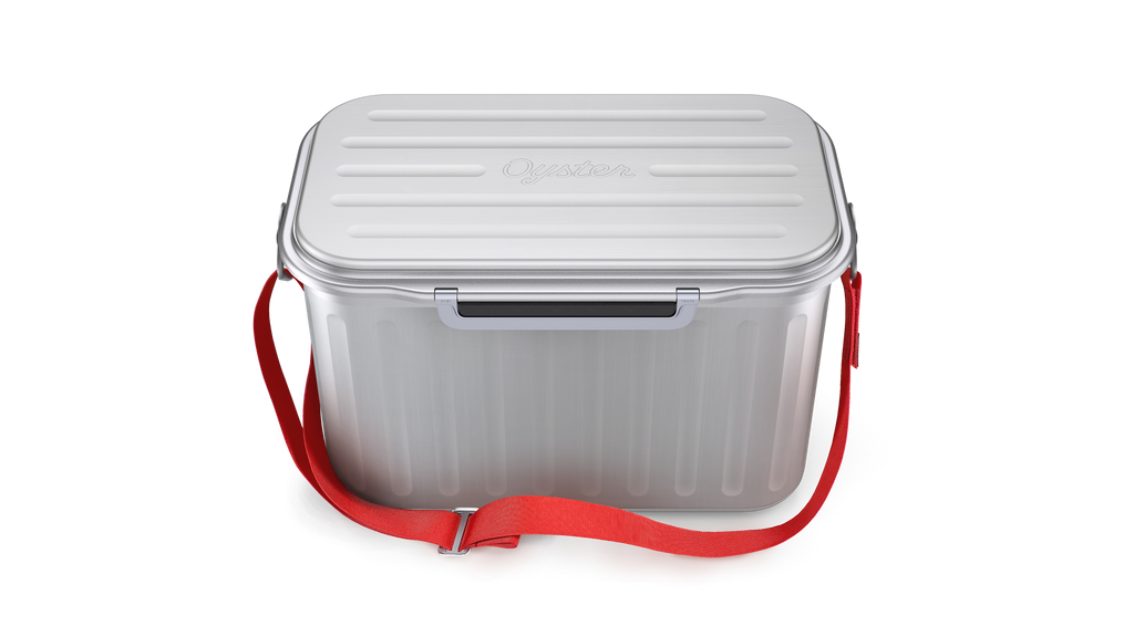 performance cooler box with strap